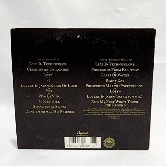 Viva La Vida [Bonus Disc] [Digipak] by Coldplay (CD, Nov-2008, 2 Discs, Capitol) - Picture 4 of 6